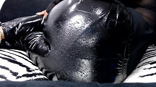 Tiny Trapped in Latex Pants