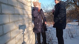 Outdoor Sex In Winter - Guy Fuck Me Hard