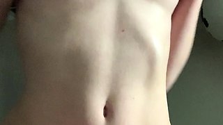 Amateur real small titted party teen slammed in gym class