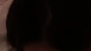 Mature brunette amateur giving a great POV blowjob