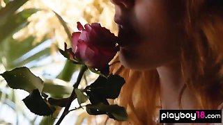 Erna Ohara Shampoos Her Long-Legged Hairy Redhead Pussy