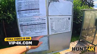 Hunt4k. red haired babe was truly innocent to fuck while gf was witnessing