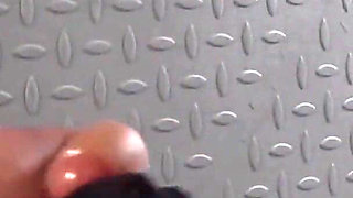 Dildo Big Balls Trampling by Beautiful Feet