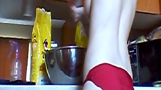 Amateur striptease and Solo masturbation
