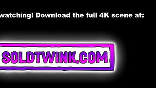 Colton Fox spitroasted by these two Masters