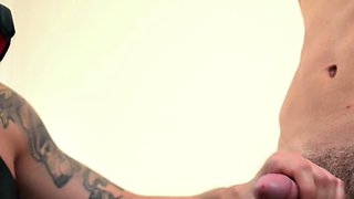 Pup Zander rides Pup Hoppo hard and deep