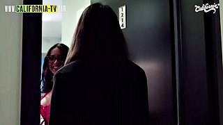 Brazilian Big Butt Lesbian Fucks in Bedroom