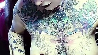 Blonde tight pussy babe solo toy fun in glamour masturbation