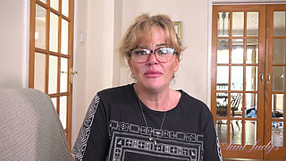 Auntjudys - Your Hot MILF Teacher Kitty Dickens Helps with Your Education