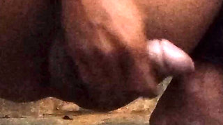 When I was at toilet masturbate till sperm out