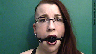 Ballgag Staring (wmv)