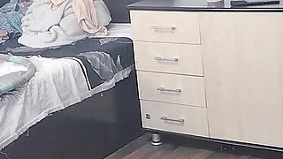 Sexy Wife Workout at Home Naked.