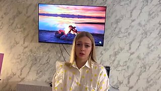 Truth or Dare Turns Wild - Blonde Stepsister Arisha Mills Fucks Hard in POV