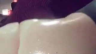 Horny Bunny Girl Bouncing Hard on Massive Monster Cock