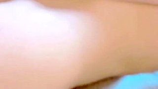 Euroasian slut fucked sideways on casting couch