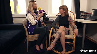 Kylie Kay's Alternative German Passion with Facial