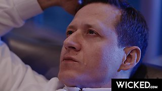 Wicked - Naughty 3some orgy With Blond hair babe & Darkhaired babe In Altern