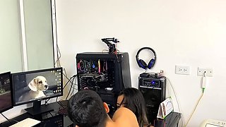 the addicted to video games and I addicted to his cock