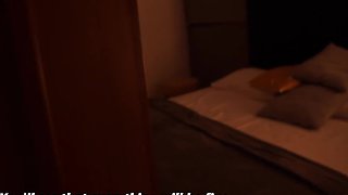Stepbrother Towel Prank Turns into Hard Riding Session for her big ass