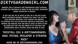 Dirtygardengirl Anal Fisting & Prolapse with Huge Dildo - Extreme Strapon Fuck