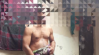 I am a Bangladeshi sexy boy, I love to masturbate so I finished masturbating while getting wet in the rain water.