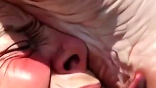 Old Granny Sucking Fat BBW Feet - Extremely Horny Foot Worship
