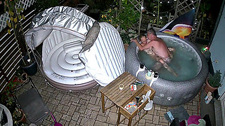Couple caught fucking by the surveillance camera.
