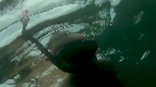 Snorkel Slut: Tight Bikini, Dive Mask & Underwater Fin Tease