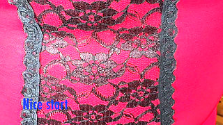 Aunty Sandra Red Girdle & Classic Stockings Vgq53