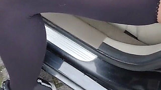 Blonde Whore Lets a Stranger Fuck Her on the Autobahn Parking Lot