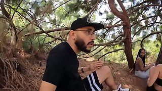 I Went Out With My Two Friends To Exercise, But We Ended Up Having A Delicious Threesome Outdoors