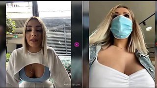 Mv397  2 GIRLs  SAME PLACE AND TIME  LAVATORY 2: Blonde, Xhamster  Public Porn