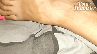 Big Cumshot! Cum on Beautiful Legs. Ponri