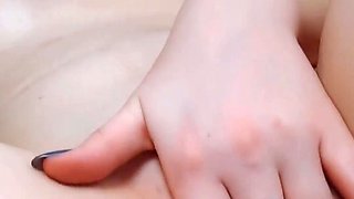Adorable Blonde Amateur Teen stripping and masturbating on w