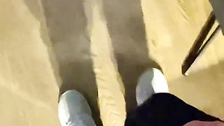 Handjob in Furniture Store Risky and Crazy Cumshot!