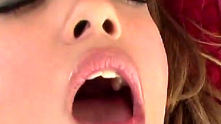 Slim teen brunette Melanie Rios fucked and blowjob facial