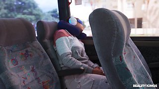 Amoral whore in the bus smutty xxx clip