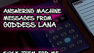 AUDIO ONLY - Answering machine messages 1 suck them for me