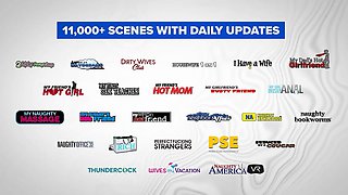 Sexy redhead milf Sophia Locke fucks son's friend till his cock explodes