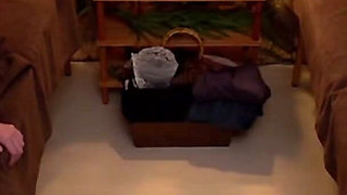 Couples Massage - Secret Sex with His Wife Right Beside Her Husband Ends in a Creampie - Part2