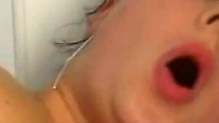 MILF with Giant Tits Fucked in the Public Toilet and Cumshot in Mouth by Vintage Big Cock