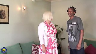 Grandma Having Interracial Sex - MatureNL
