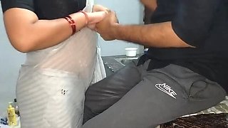Desi Bhabhi Maid Gets Salary Raise From Employer With Hardcore Face Fucking & Dirty Talk