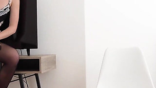 Candice Demellza POV BBC blowjob and foreskin play