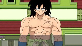 Cheelai from Dragon Ball gets animated in a wild hentai adventure