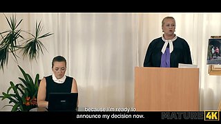 Mature4k. old elle with Huge Tits screwed her gardener in doggie-style and finished up in court