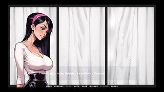 My New Girlfriend [ Taboo Hentai Game ] Ep.35 My GF Likes to Show Her Latex Panties to Older Man!