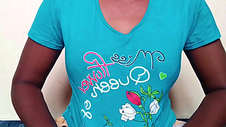 Ammu Showing Boobs with Oil Massage