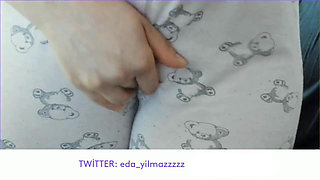 Cameltoe- Masturbate with Pajama- Rubbing Pussy with Pajama