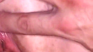 Close up pussy fuck with big final squirt